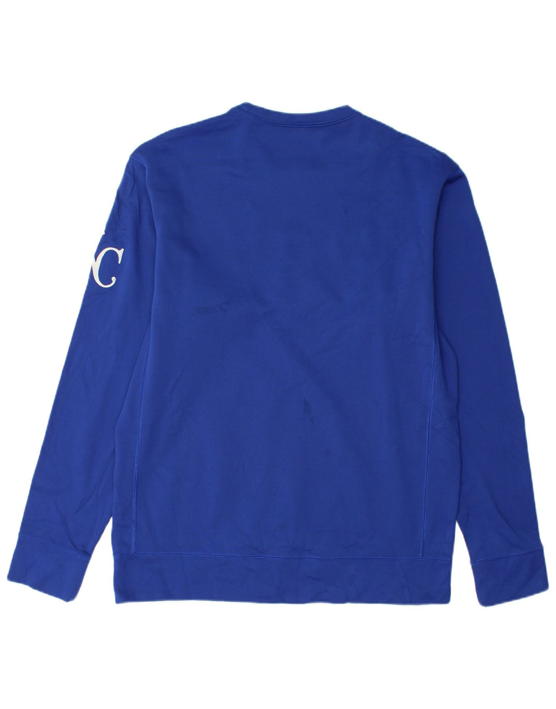Nike Mens Therma-Fit Graphic Sweatshirt Jumper Medium Blue Polyester