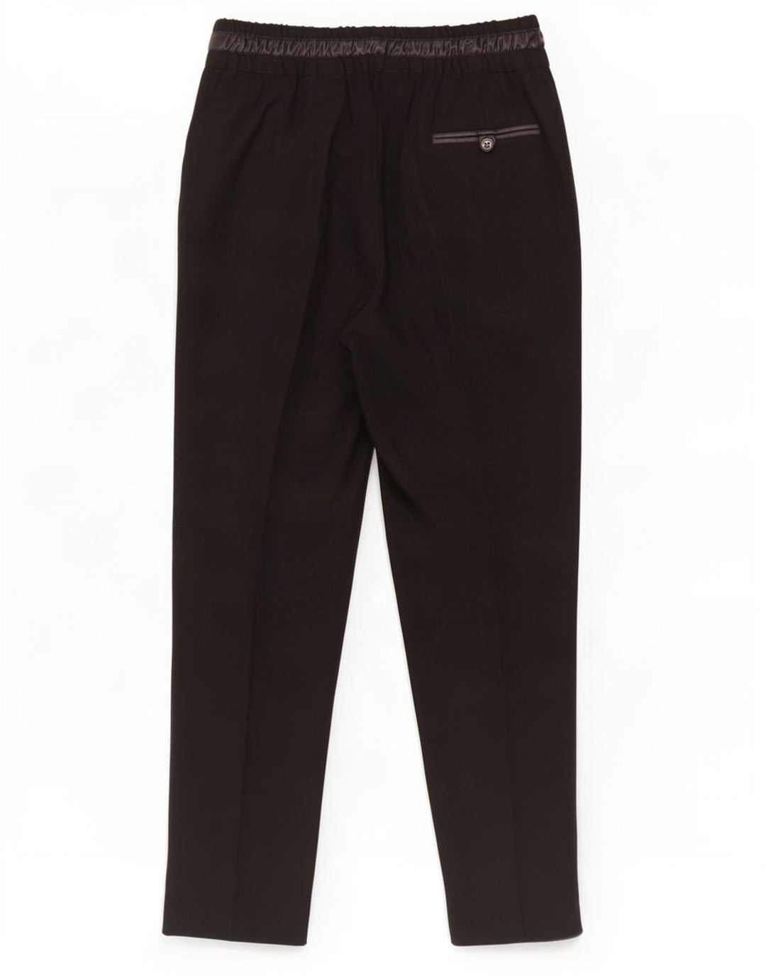 Zara Womens Crop Slim Chino Trousers Small W26 L25 Black