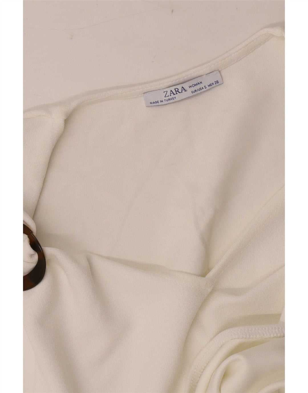 Zara Womens Sleeveless Bodysuit UK 8 Small White