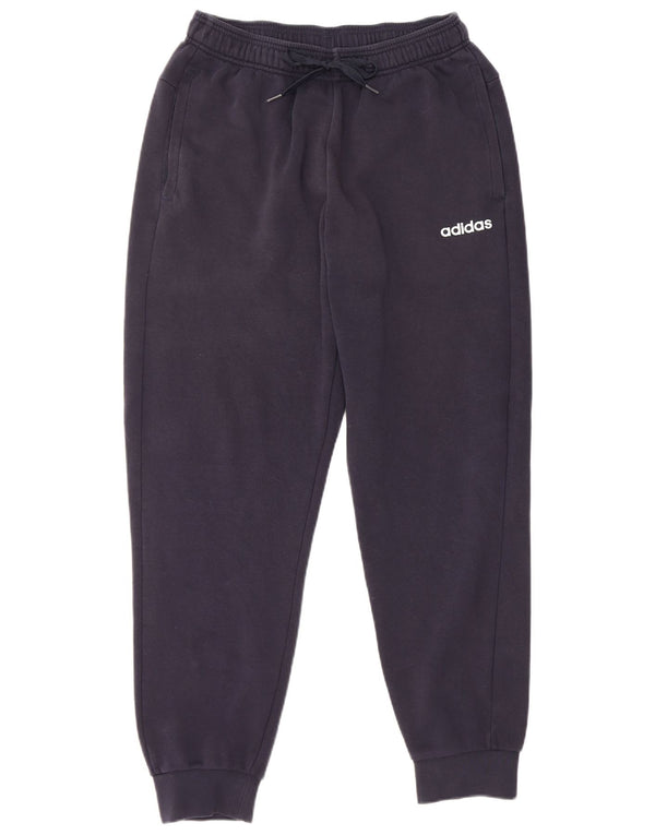 Adidas Mens Tracksuit Trousers Joggers Medium  Navy Blue Cotton