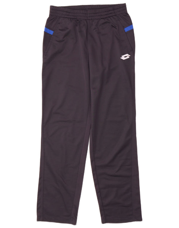 Lotto Mens Tracksuit Trousers Medium Navy Blue Colourblock