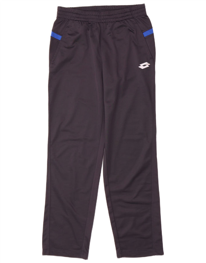 Lotto Mens Tracksuit Trousers Medium Navy Blue Colourblock
