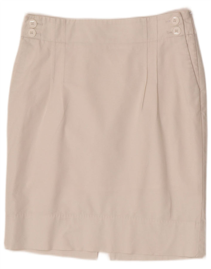 Tommy Hilfiger Womens Straight Skirt US 6 Medium W29 White Cotton