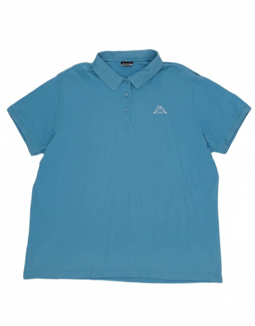KAPPA Mens Polo Shirt 3XL Blue Cotton Vintage Kappa and Second-Hand Kappa from Messina Hembry 