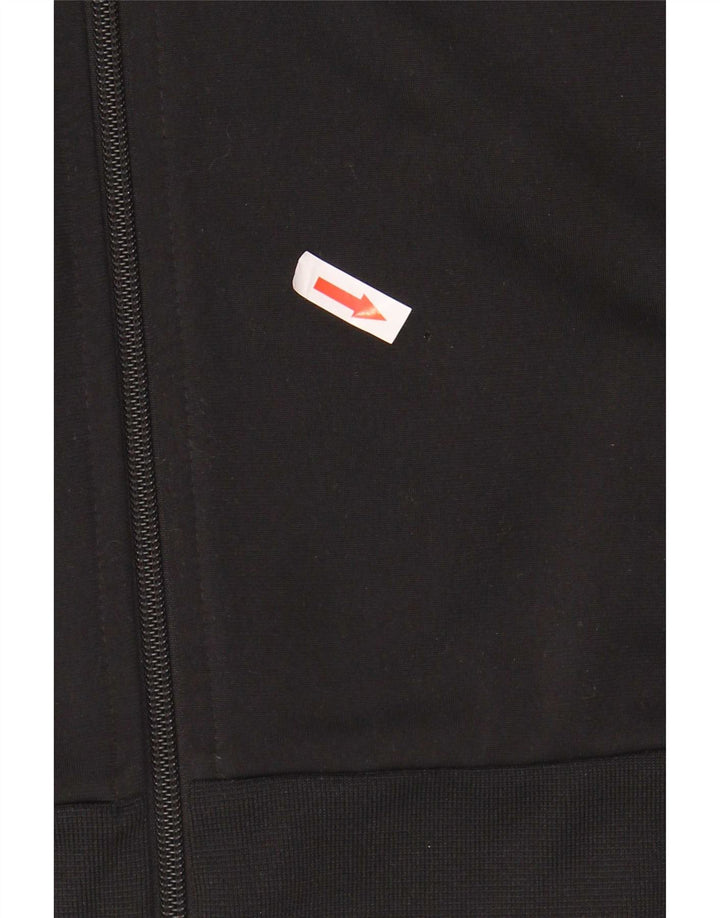 Adidas Mens Tracksuit Top Jacket Large Black Polyester