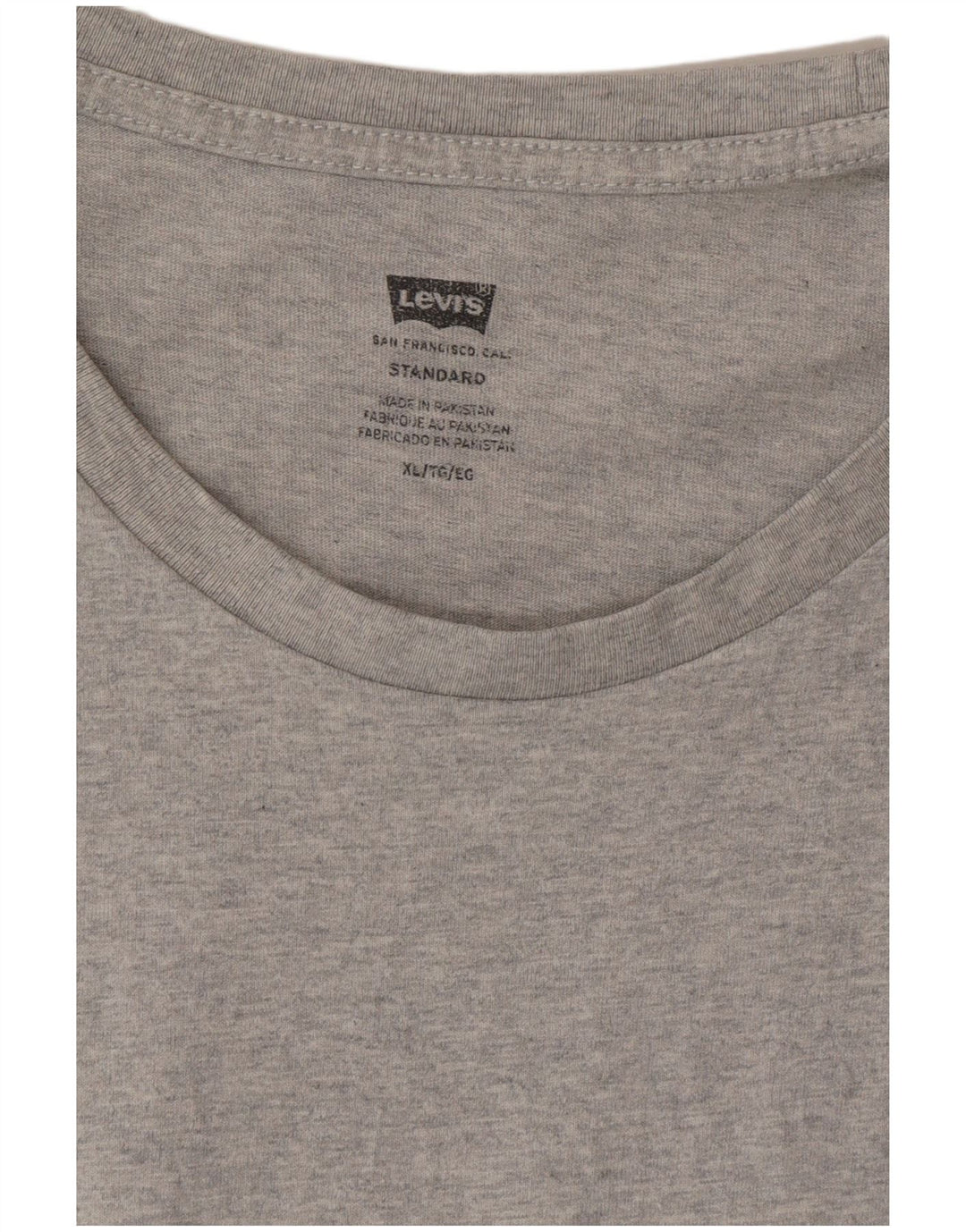 Levi's Mens Standard T-Shirt Top XL Grey