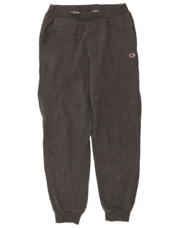 Champion Mens Crop Tracksuit Trousers Joggers Large Grey Cotton