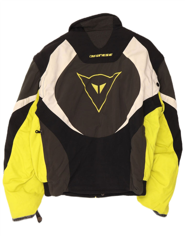 Dainese Mens Graphic Racer Jacket UK 38 Medium Black Colourblock