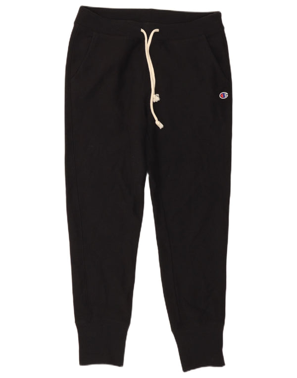 CHAMPION Womens Tracksuit Trousers Joggers UK 12 Medium  Black