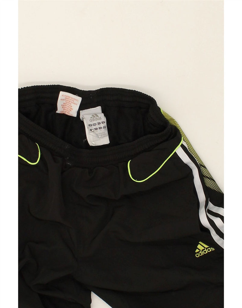 ADIDAS Boys Graphic Tracksuit Trousers Joggers 13-14 Years Black | Vintage Adidas | Thrift | Second-Hand Adidas | Used Clothing | Messina Hembry 