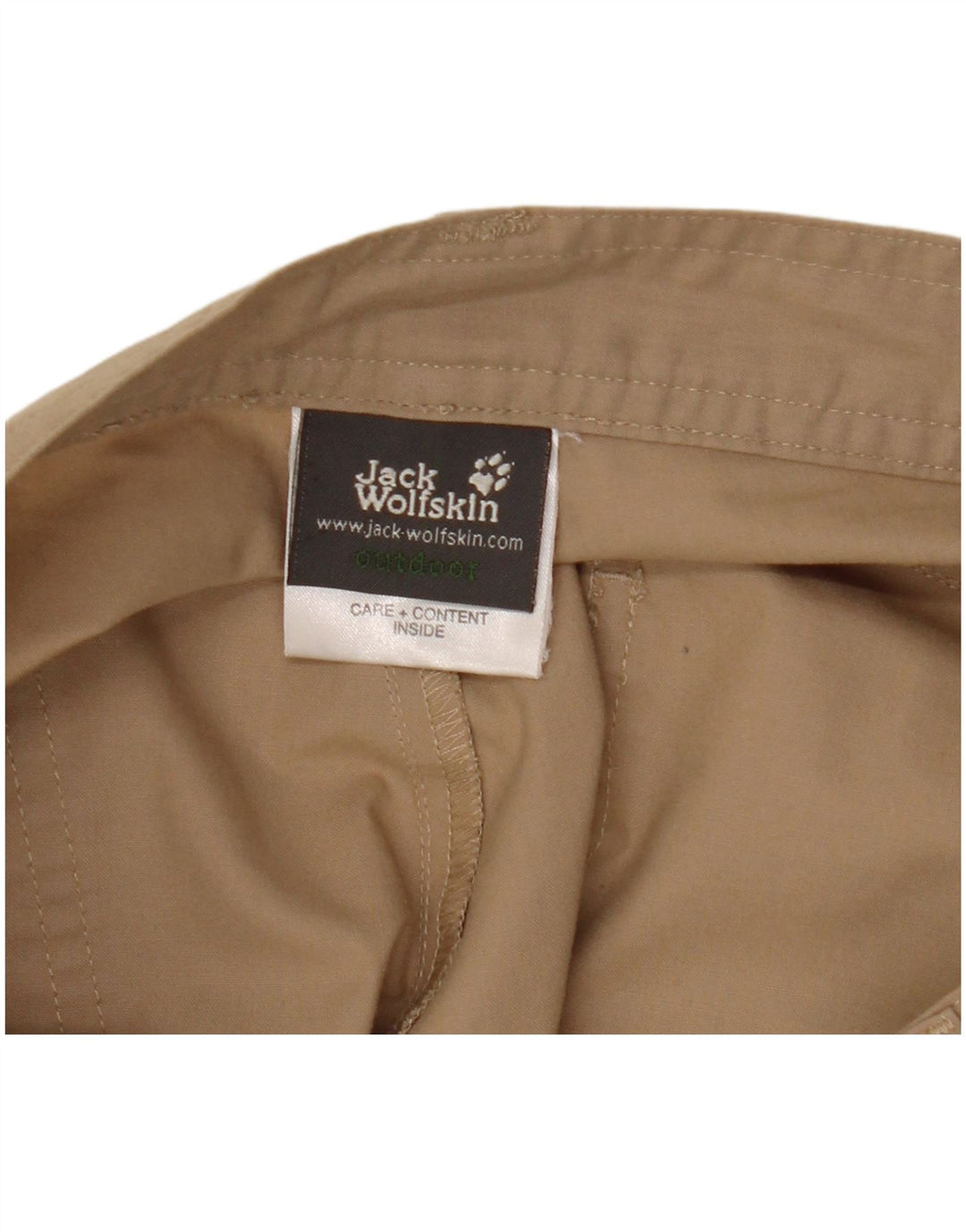 Jack Wolfskin Mens Joggers Cargo Trousers W32 L33 Beige Polyester