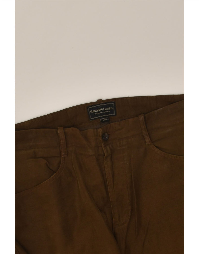 MARLBORO CLASSICS Mens Straight Casual Trousers IT 54 2XL W42 L34  Brown | Vintage Marlboro Classics | Thrift | Second-Hand Marlboro Classics | Used Clothing | Messina Hembry 