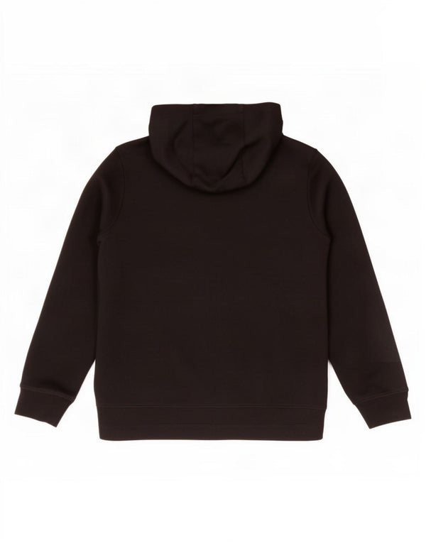 Nike Boys Graphic Zip Hoodie Sweater 8-9 Years Small Black Colourblock