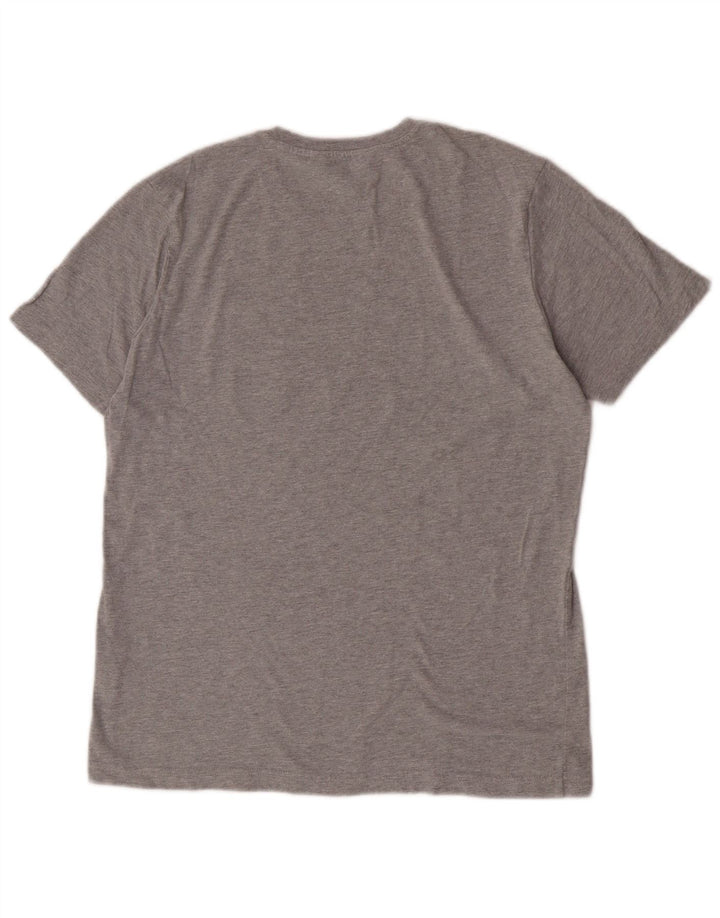 Crew Clothing Mens T-Shirt Top Medium Grey Cotton