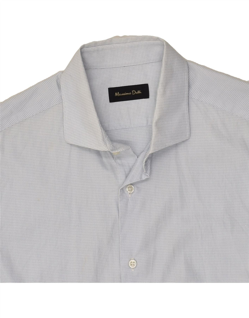 MASSIMO DUTTI Mens Shirt Size 41 Medium Blue | Vintage Massimo Dutti | Thrift | Second-Hand Massimo Dutti | Used Clothing | Messina Hembry 