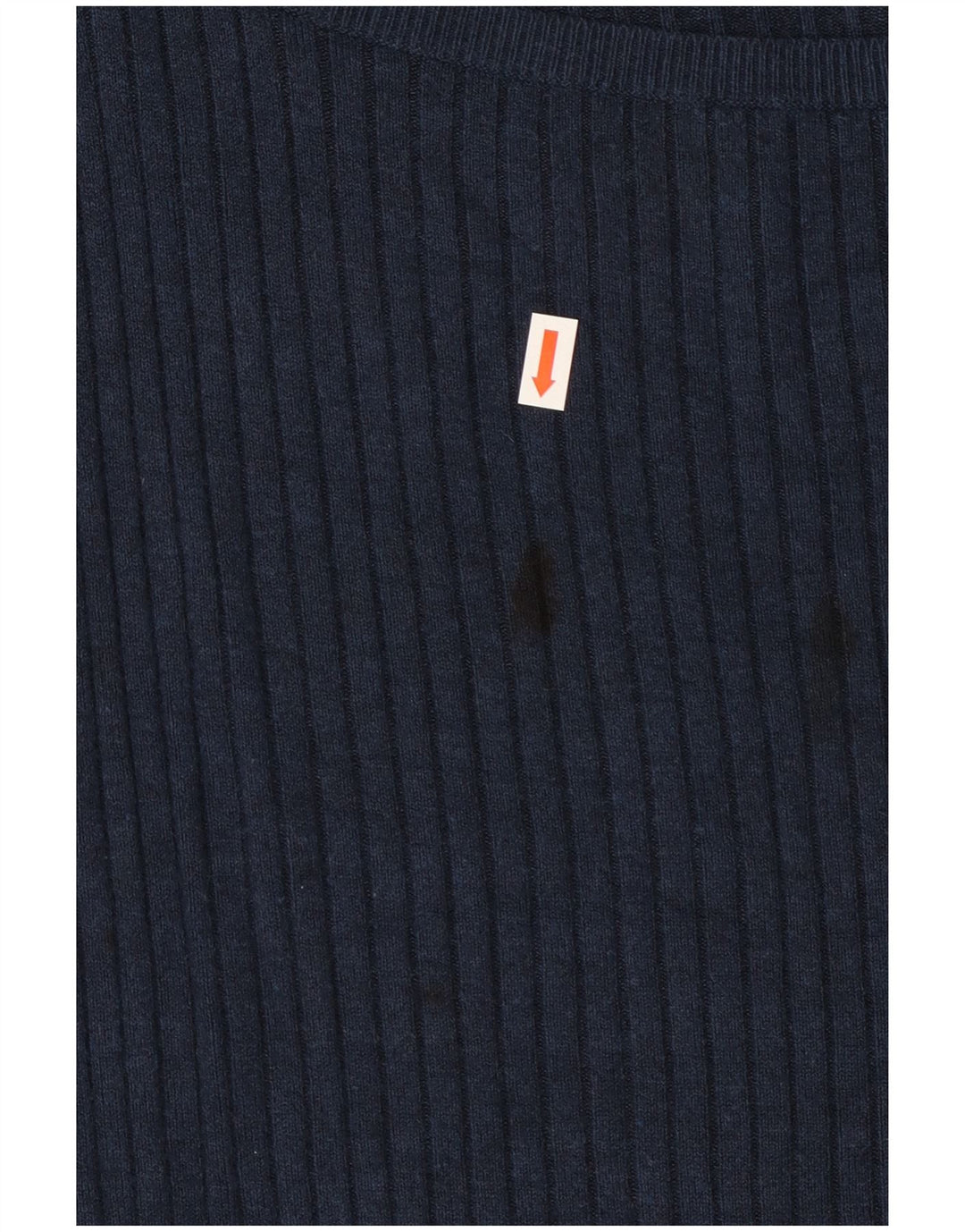 Marks & Spencer Womens Top Long Sleeve UK 24 4XL  Navy Blue Viscose