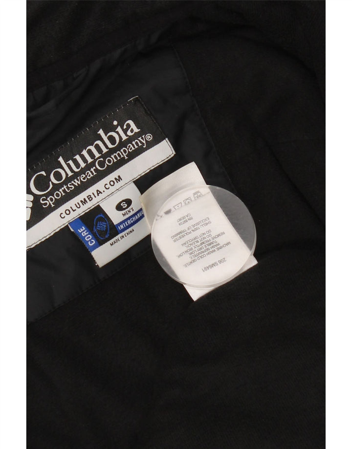 Columbia Mens Interchange Padded Jacket UK 36 Small Black Polyester