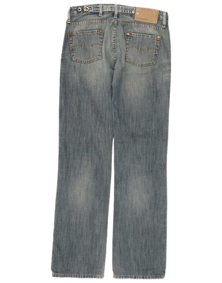 G-Star Womens Straight Jeans W26 L32 Blue Cotton