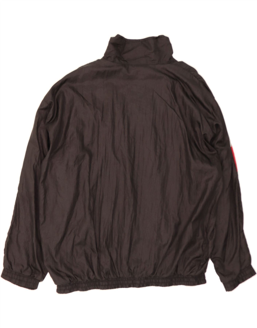 VINTAGE Mens Tracksuit Top Jacket XL Black Colourblock Vintage Vintage and Second-Hand Vintage from Messina Hembry 