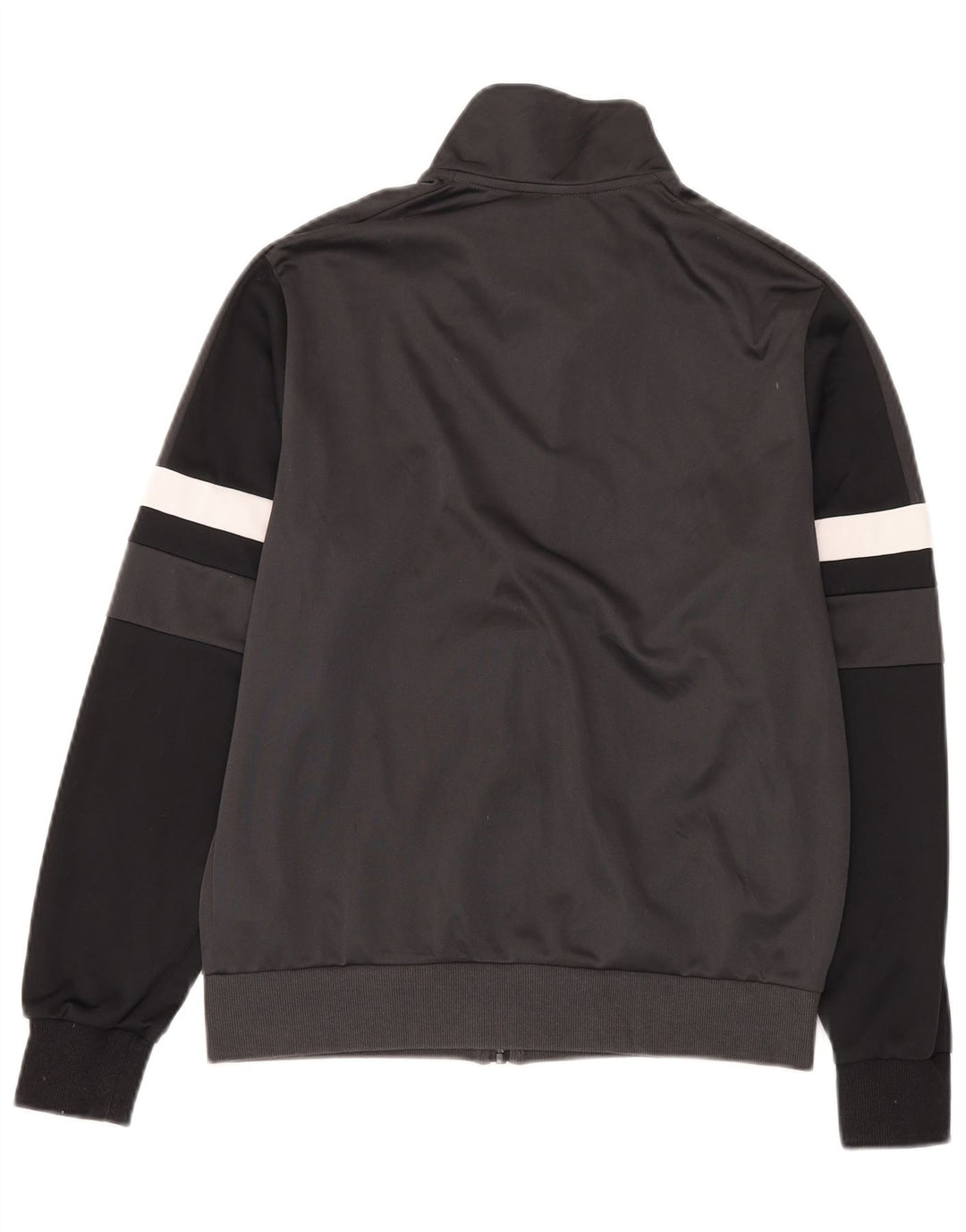 Lotto Mens Tracksuit Top Jacket Small Black Colourblock Polyester