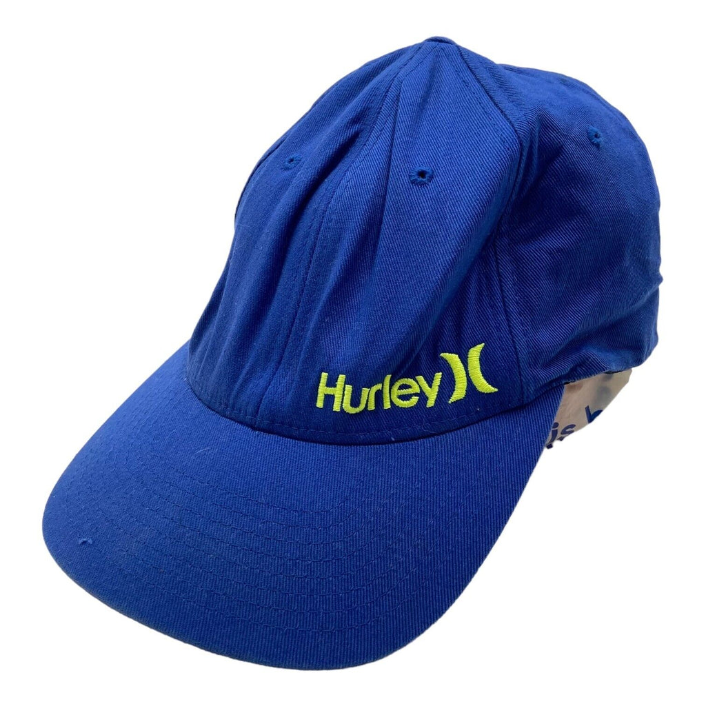 Hurley Mens Blue Flexfit Cap | Vintage Designer Surf Surfwear Beach Summer Hat Vintage Messina Hembry and Second-Hand Messina Hembry from Messina Hembry 