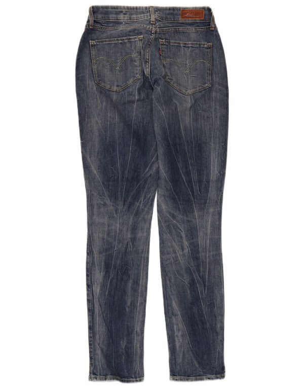 Levi's Womens Bold Curve Low Waist Skinny Jeans W28 L32 Blue Cotton