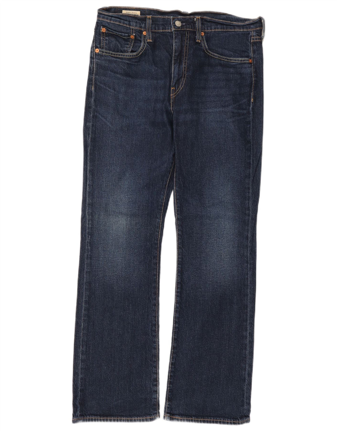 Levi's Mens 527 Bootcut Jeans W32 L30 Navy Blue Cotton