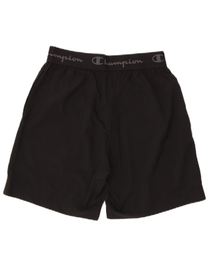 Champion Mens Graphic Sport Shorts Medium  Black Polyester