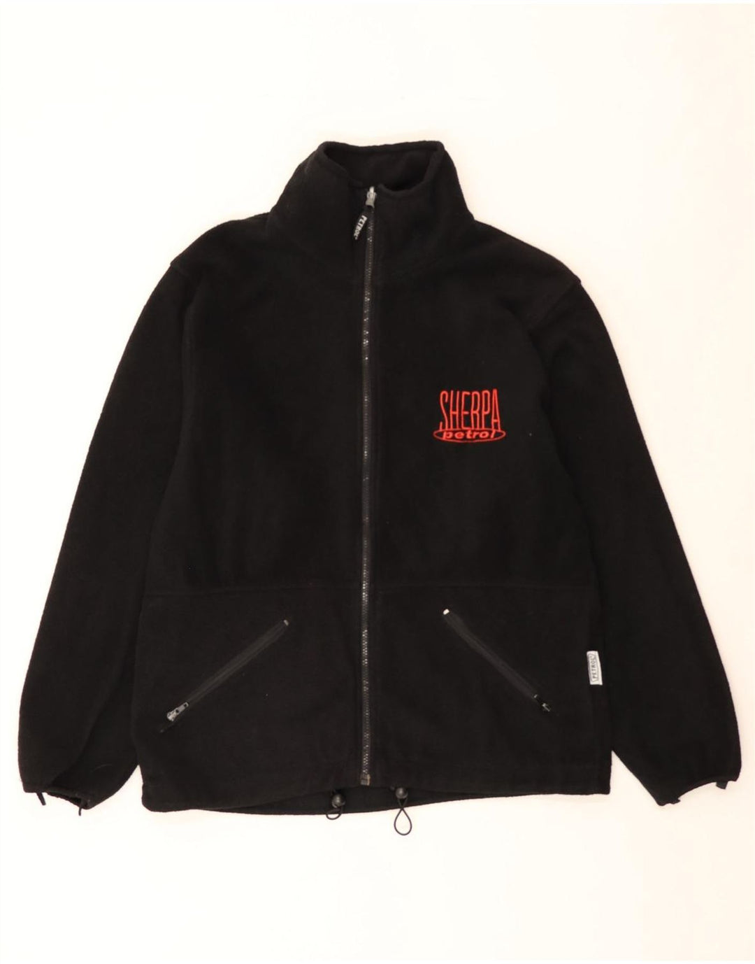 HEIN GERICKE Mens Fleece Jacket UK 42 XL Black Polyester Vintage Hein Gericke and Second-Hand Hein Gericke from Messina Hembry 