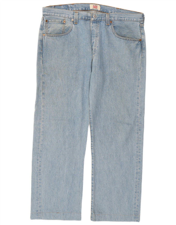 Levi's Mens 501 Straight Jeans W38 L28 Blue Cotton