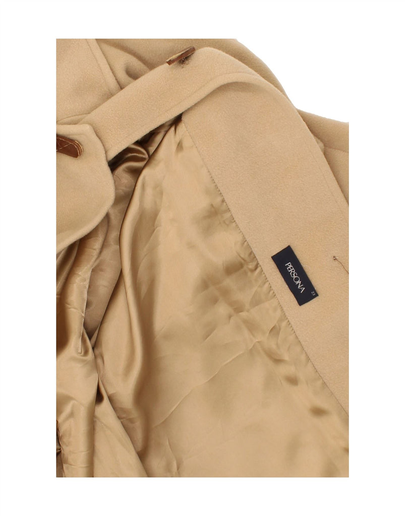PERSONA Womens Overcoat Size 23 Medium Beige Wool | Vintage Persona | Thrift | Second-Hand Persona | Used Clothing | Messina Hembry 