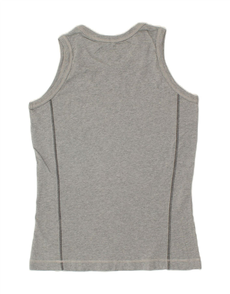 NIKE Womens Vest Top UK 14 Medium Grey | Vintage Nike | Thrift | Second-Hand Nike | Used Clothing | Messina Hembry 