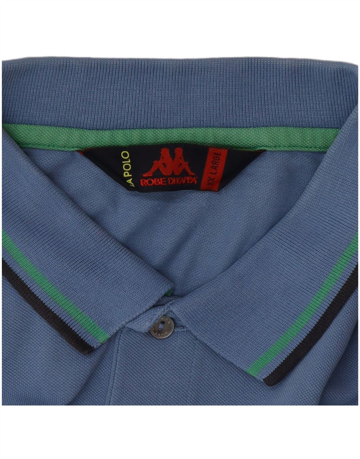 Kappa Mens Polo Polo Shirt 2XL Blue