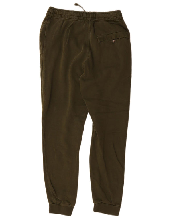 Nike Mens Tracksuit Trousers Joggers Small Khaki Cotton