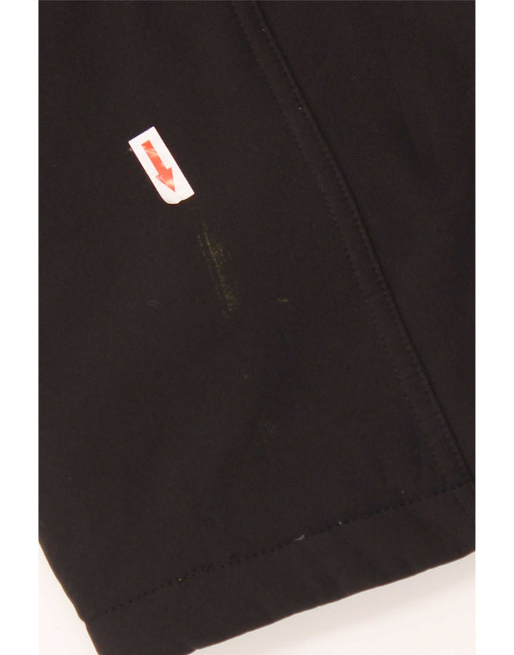 Regatta Mens Hooded Windbreaker Jacket UK 40 Large Black Polyester