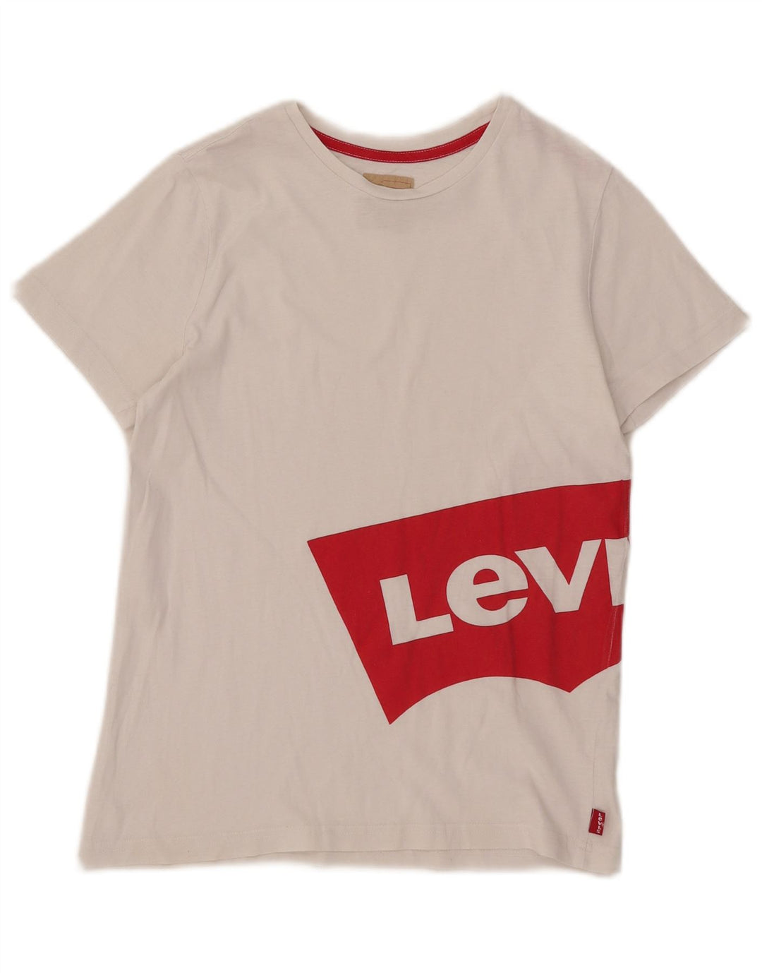 Levi's Boys Graphic T-Shirt Top 13-14 Years White Cotton