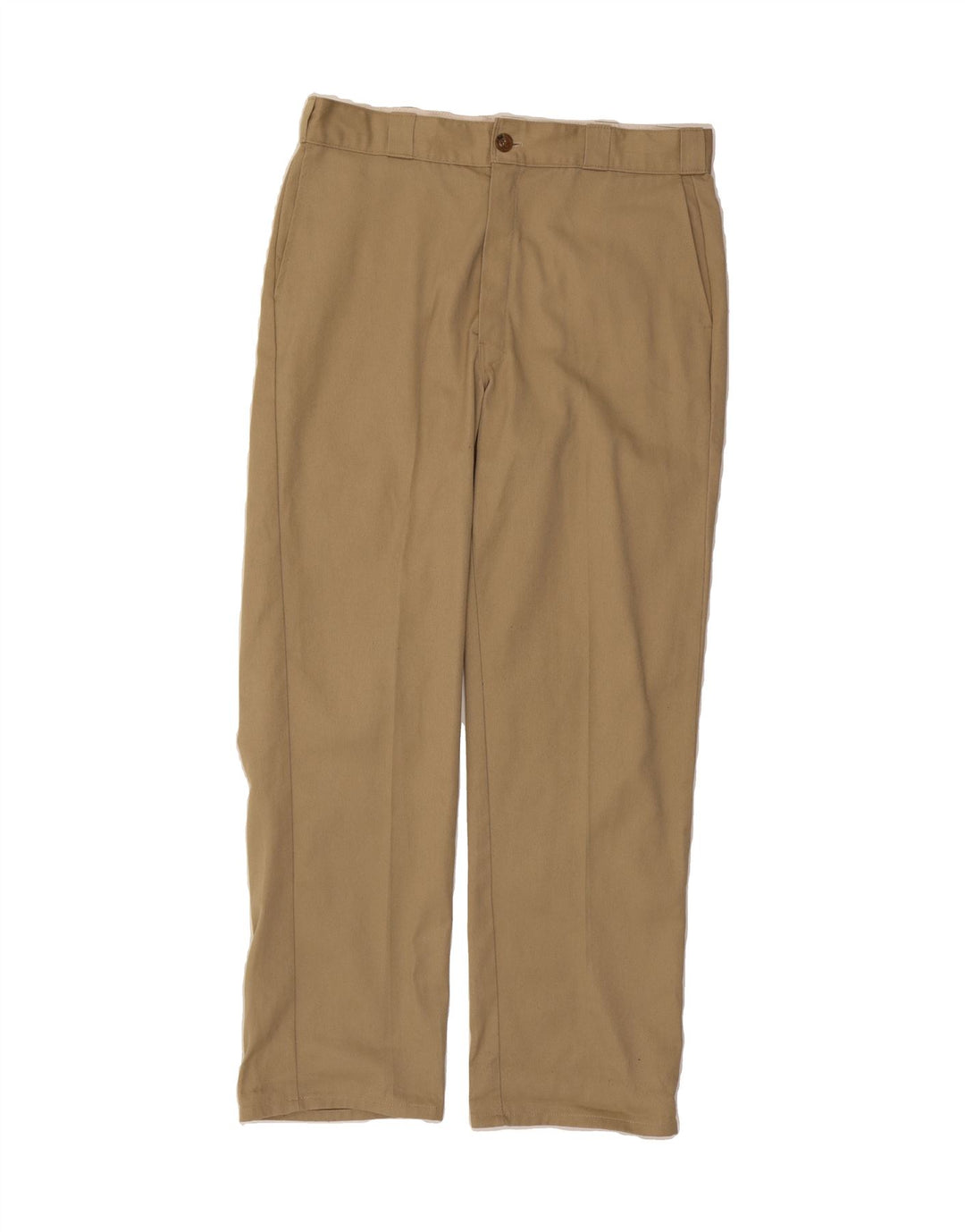 DICKIES Mens Straight Chino Trousers W36 L31 Beige Polyester Vintage Dickies and Second-Hand Dickies from Messina Hembry 