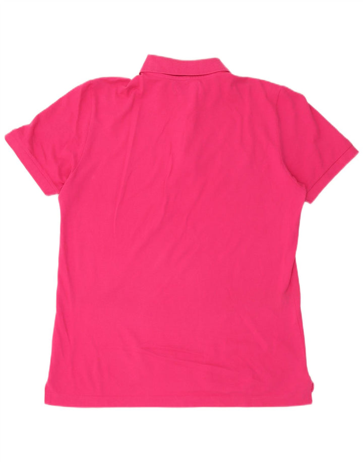 Kappa Mens Polo Shirt Large Pink Cotton
