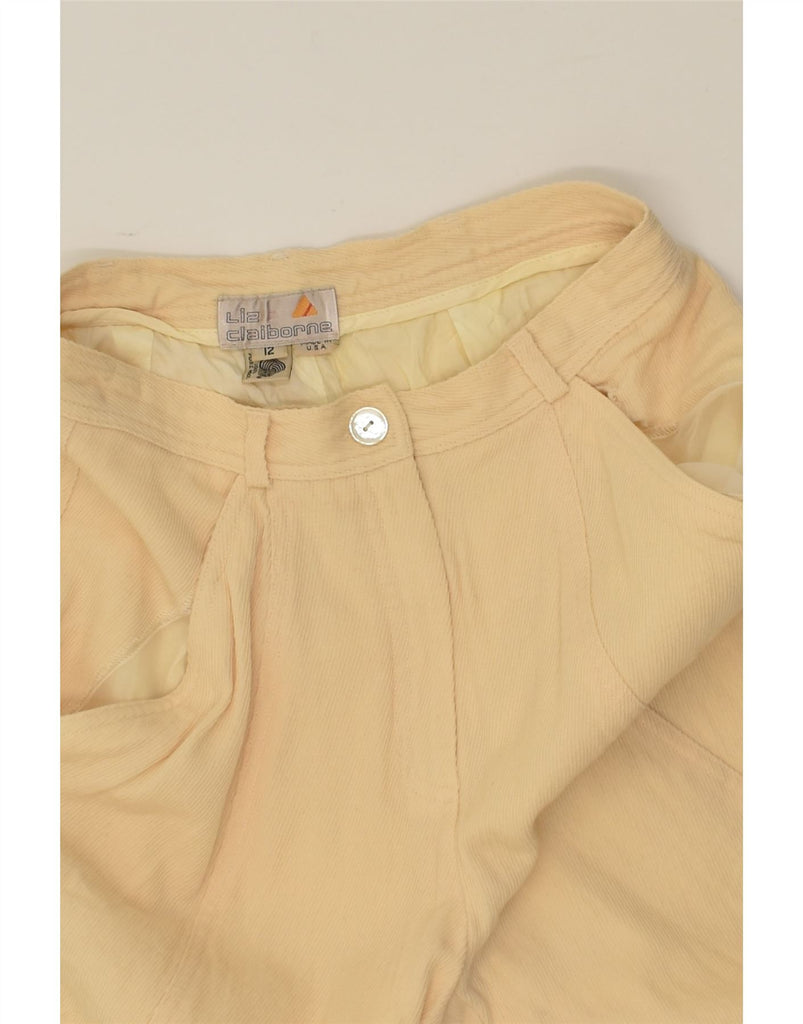 LIZ CLAIBORNE Girls Tapered Trousers 11-12 Years W26 L25 Beige Wool | Vintage Liz Claiborne | Thrift | Second-Hand Liz Claiborne | Used Clothing | Messina Hembry 