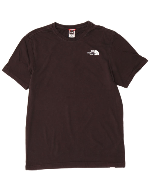 THE NORTH FACE Mens Graphic T-Shirt Top Medium Black Cotton