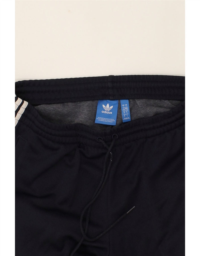 ADIDAS Mens Tracksuit Trousers Large Navy Blue Polyester | Vintage Adidas | Thrift | Second-Hand Adidas | Used Clothing | Messina Hembry 