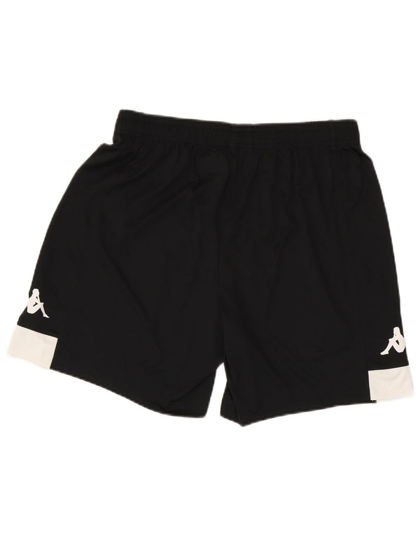 Kappa Boys FC Lorient Graphic Sport Shorts 13-14 Years XL Black Colourblock