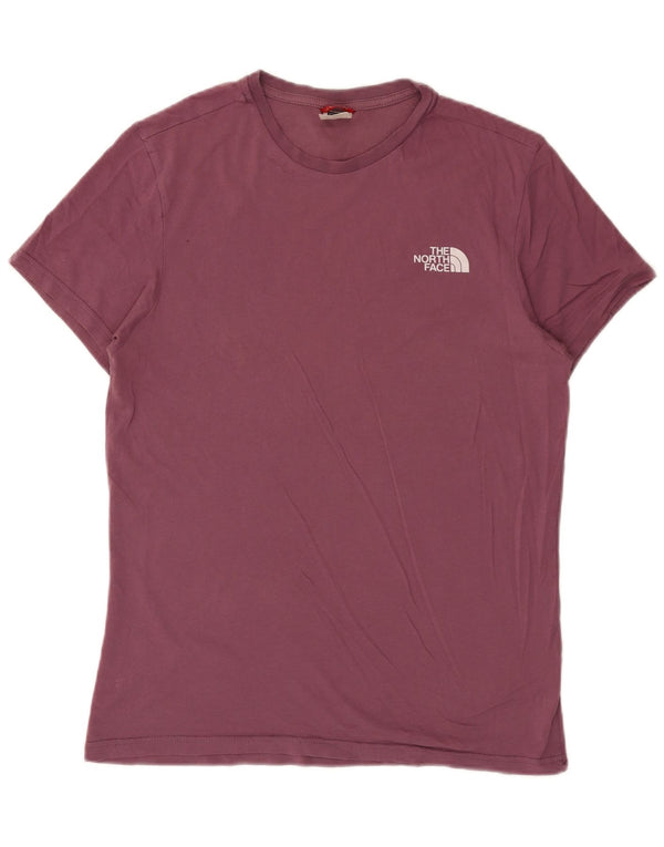 The North Face Mens T-Shirt Top Small Purple Cotton