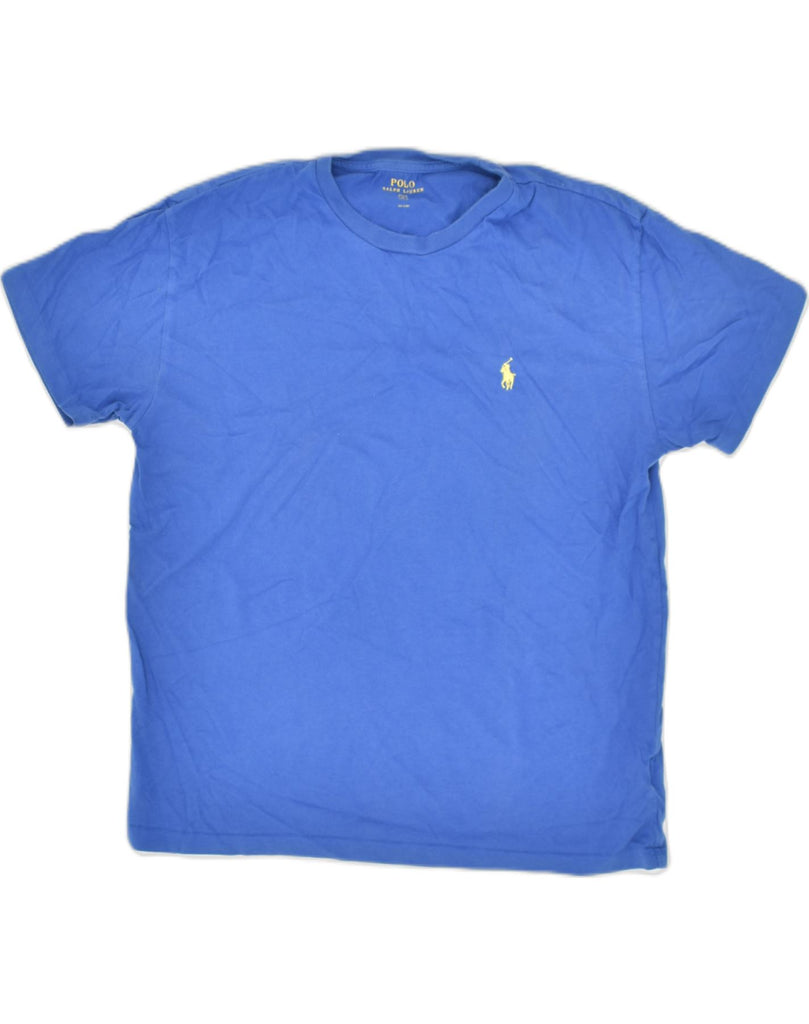 POLO RALPH LAUREN Mens T-Shirt Top Small Blue Cotton | Vintage Polo Ralph Lauren | Thrift | Second-Hand Polo Ralph Lauren | Used Clothing | Messina Hembry 