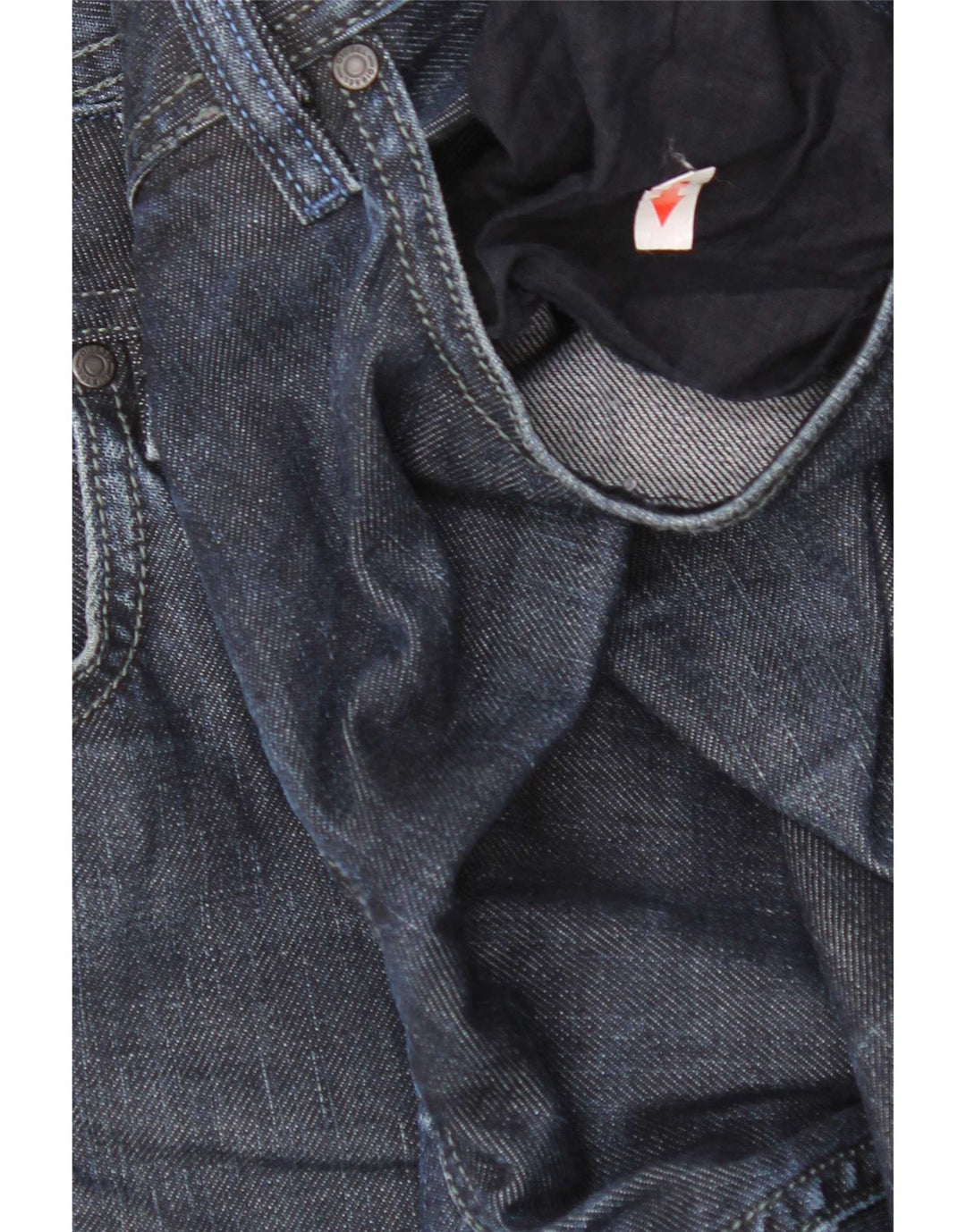 Diesel Mens Bootcut Jeans W36 L33 Navy Blue Cotton