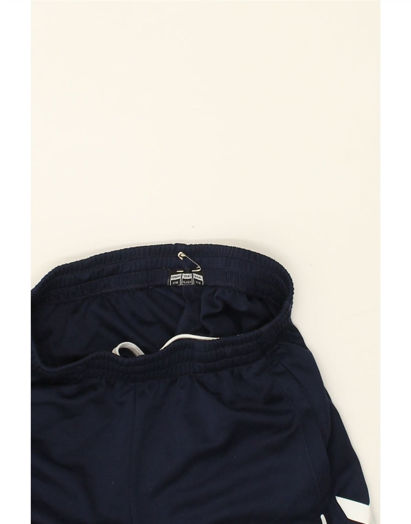 HUMMEL Boys Tracksuit Trousers 15-16 Years Navy Blue Polyester | Vintage Hummel | Thrift | Second-Hand Hummel | Used Clothing | Messina Hembry 