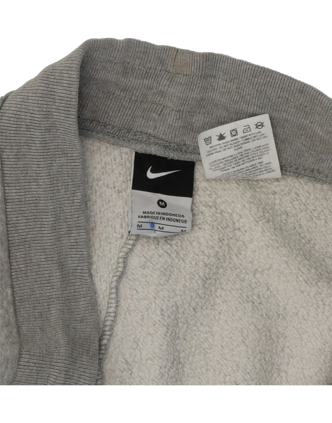 NIKE Womens Tracksuit Trousers UK 14 Medium Grey Cotton Vintage Nike and Second-Hand Nike from Messina Hembry 