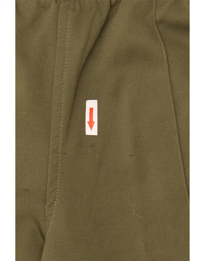 Puma Mens Tracksuit Trousers Large Khaki Colourblock Polyester