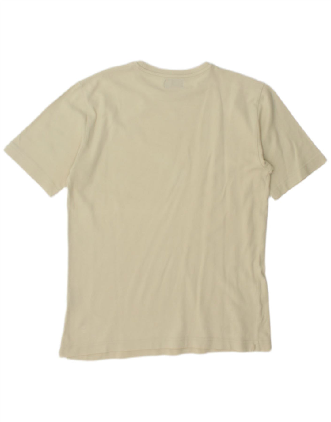Kappa Mens T-Shirt Top Medium Beige Cotton