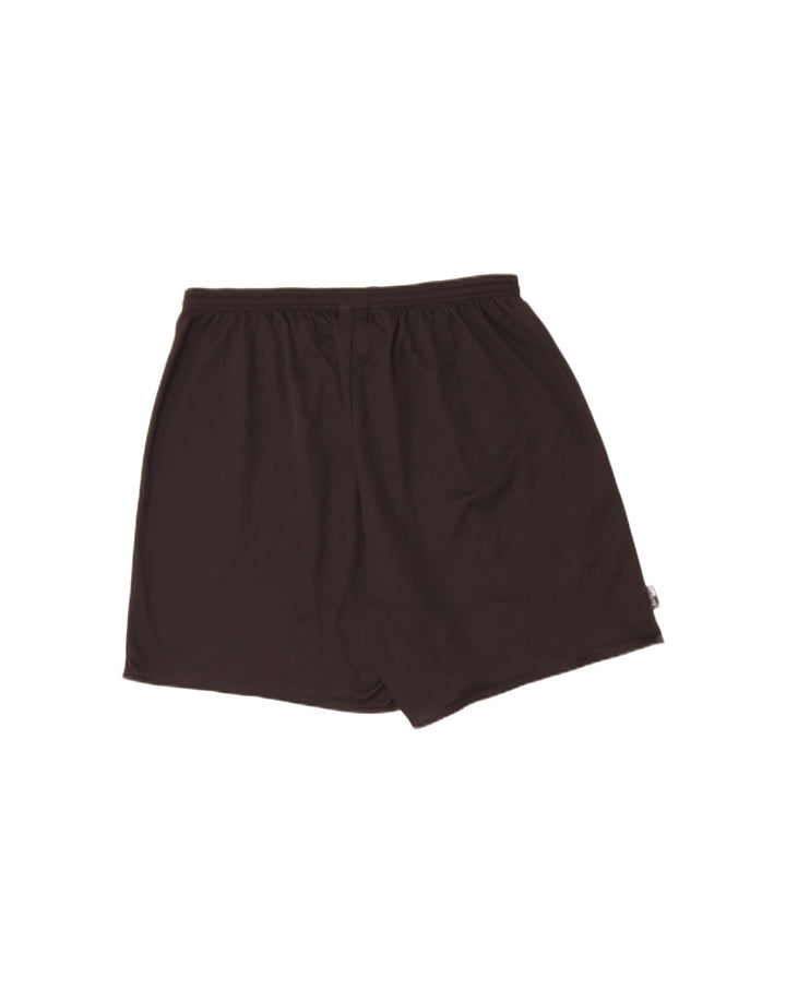 ADIDAS Boys Climalite Sport Shorts 13-14 Years 2XL Black Polyester